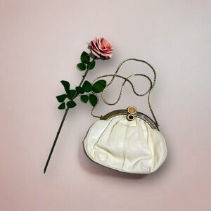 Judith Leiber Vintage Reptile Clutch Bag